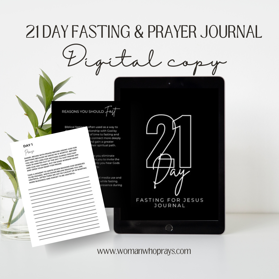 21 Day fasting and prayer journal (DIGITAL DOWNLOAD – My Store